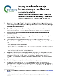 TICC Land Use Inquiry Evidence V0.5 CH