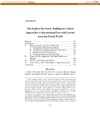 Building on Critical Approaches to International Law with Lessons from the Fourth World