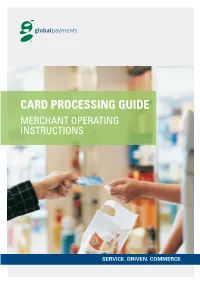 Card Processing Guide - MOI 2015.Qxp GP 07/09/2015 17:45 Page 1