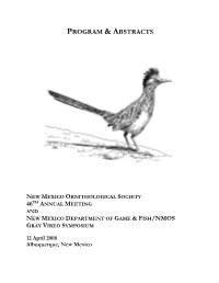 Program and Abstracts