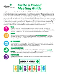 Invite a Friend Meeting Guide