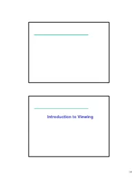 Orthographic Projection