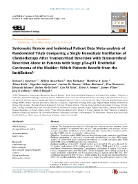 Systematic Review and Individual Patient Data Meta-Analysis Of