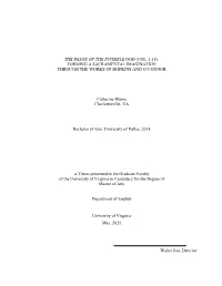 The Image of the Invisible God (Col. 1:15): Forming a Sacramental Imagination Through the Works of Hopkins and O’Connor