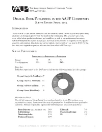Read the Survey Report