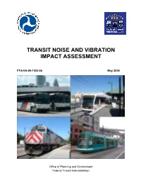 Transit Noise and Vibration Impact Assessment