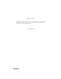 Notes Is to Introduce the Basic Notions of Rigid Analytic Geometry, with the Aim of Discussing the Non-Archimedean Uni- Formizations of Certain Abelian Varieties
