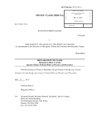 SCT File No.: SCT -