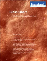 Glass Fibers with Forecasts to 2005 and 2010