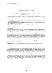 Paramecium Learning: New Insights Abolfazl Alipour 1, 2, 3