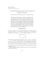 A Connectedness Principle in the Geometry of Positive Curvature Fuquan Fang,1 Sergio´ Mendonc¸A, Xiaochun Rong2