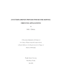 A Pattern-Driven Process for Secure Service