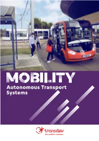 Autonomous Transport Systems Strong Ambition