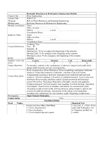 Hydraulic Structures & Hydropower Engineering Module Course Title
