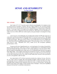 SENSE and SENSIBILITY by Jane Austen