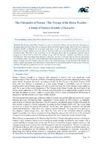 The Voyage of the Dawn Treader: a Study of Eustace Scrubb´S Character