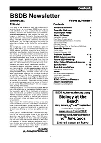 BSDB Newsletter