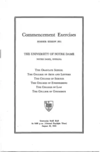 Commencement Exercises