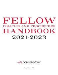 Policies and Procedures Handbook 2021-2023