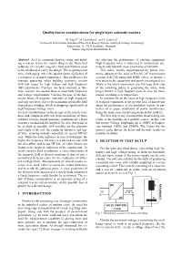 Quality-Factor Considerations for Single Layer Solenoid Reactors