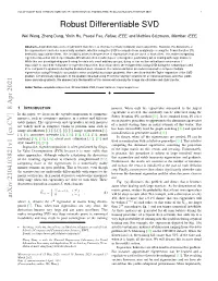 Robust Differentiable SVD