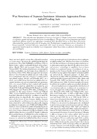 Wax Structures of Scymnus Louisianae Attenuate Aggression from Aphid-Tending Ants