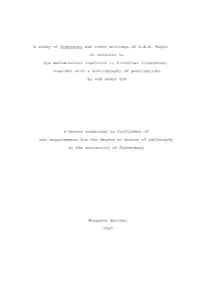 A Study of Contrasts and Other Writings of A.W.N. Pugin in Relation to The