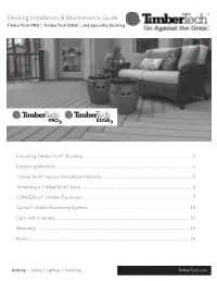 Decking Installation & Maintenance Guide