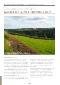 Landscape Character Type I: WoodedAndFarmedHillsWithCombes