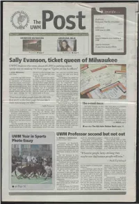 Sally Evanson, Ticket Queen of Milwaukee UWM Student Who Owes Almost $5,000 in Parking Tickets Speaks out on Making the Front Page As "Queen of the Scofflaws"