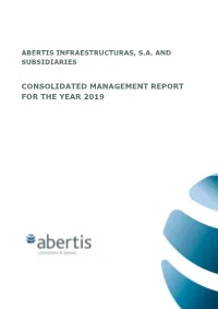 2019 Consolidated Management Report 2
