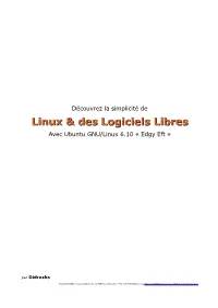 Linux & Des Logiciels Libres