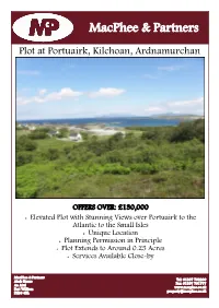 Plot at Portuairk, Kilchoan, Ardnamurchan