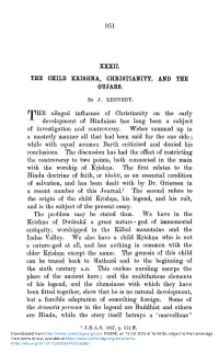 Xxxii. the Child Krishna, Christianity, and the Gujars
