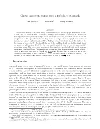Clique Minors in Graphs with a Forbidden Subgraph