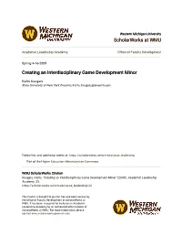 Creating an Interdisciplinary Game Development Minor