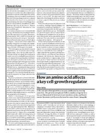 How an Amino Acid Affects a Key Cell-Growth Regulator