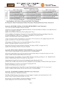 The SIBR-Thammasat 2013 Conference Program