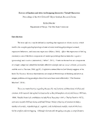 Using Affective Characters in Creating an Emotionally Dynamic Interactive
