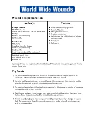 Wound Bed Preparation