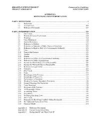 BROADWAY SUBWAY PROJECT Commercial in Confidence PROJECT AGREEMENT EXECUTION COPY