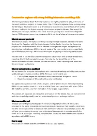 Construction Engineer with Strong Building Information Modelling Skills