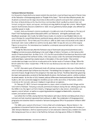 Fairhaven Historical Overview
