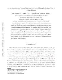 On the Quantization of Burgers Vector and Gravitational Energy in the Space-Time of a Conical Defect