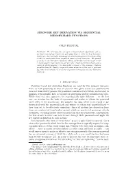 STRONGER KEY DERIVATION VIA SEQUENTIAL MEMORY-HARD FUNCTIONS COLIN PERCIVAL 1. Introduction Password-Based Key Derivation Functi