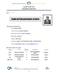 Samer Mutleq Mohammad Ayasrah