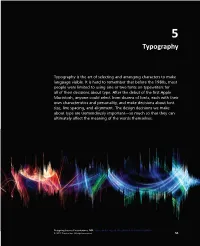 5. Typography