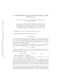 Arxiv:2107.06739V1 [Math.OC] 14 Jul 2021 If the Initial Set S Has a Negligible Boundary (I.E