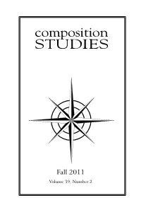 Composition Studies 39.2 Fall 2011
