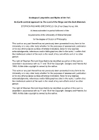 Ecological Labyrinths and Myths of the Fall. an Earth-Centred Approach To